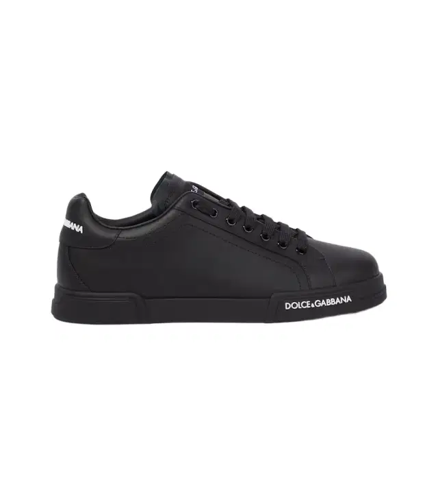 Dolce & Gabbana Logo leather sneakers