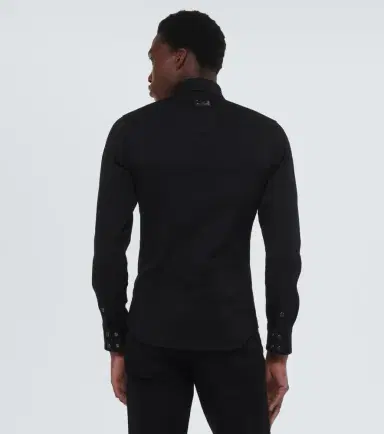 Dolce & Gabbana Embroidered cotton-blend shirt | Thumbnail 4 Dolce & Gabbana Embroidered cotton-blend shirt | Thumbnail 4