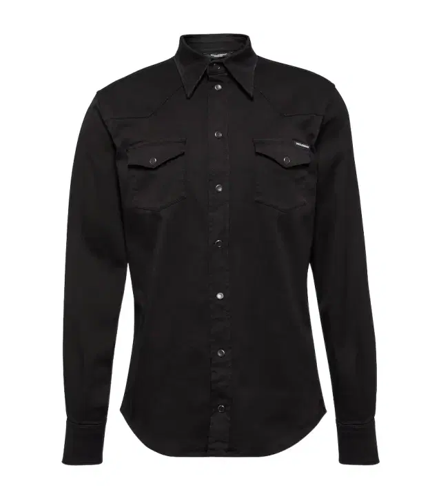 Dolce & Gabbana Embroidered cotton-blend shirt