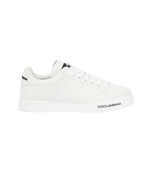 Dolce & Gabbana Logo leather sneakers