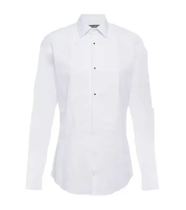 Tuxedo cotton poplin shirt