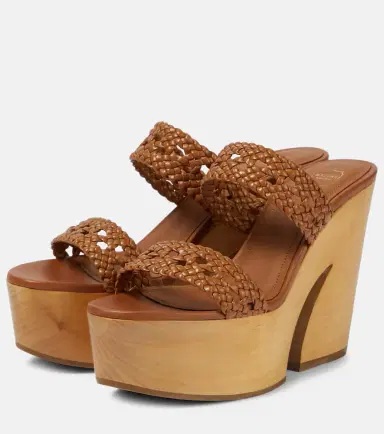 Malone Souliers Pamela leather platform sandals | Thumbnail 2