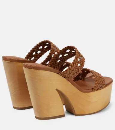 Malone Souliers Pamela leather platform sandals | Thumbnail 3