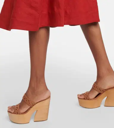 Malone Souliers Pamela leather platform sandals | Thumbnail 6