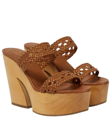 Malone Souliers Pamela leather platform sandals | Thumbnail 1