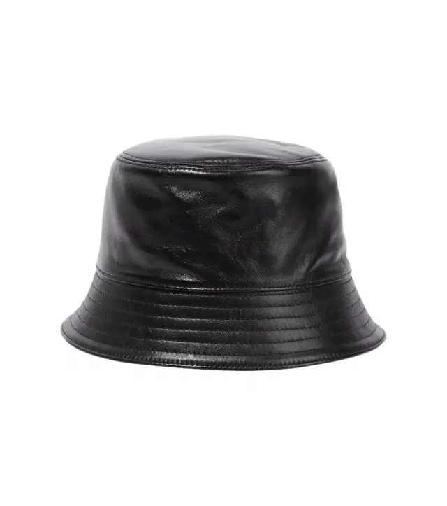Leather bucket hat