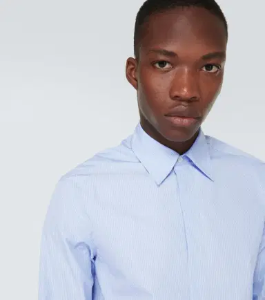 Jil Sander Pinstriped cotton shirt | Thumbnail 2