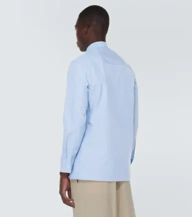 Jil Sander Pinstriped cotton shirt | Thumbnail 3