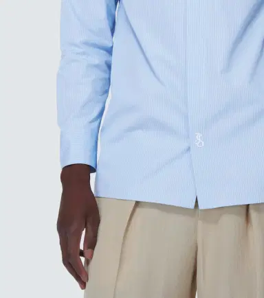 Jil Sander Pinstriped cotton shirt | Thumbnail 6