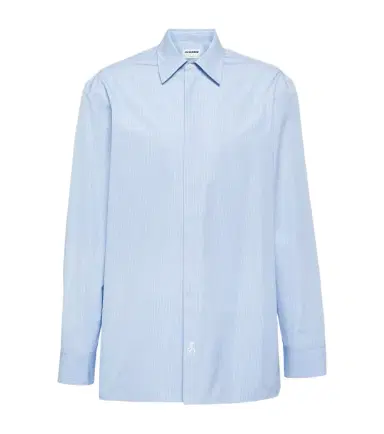 Jil Sander Pinstriped cotton shirt | Thumbnail 1