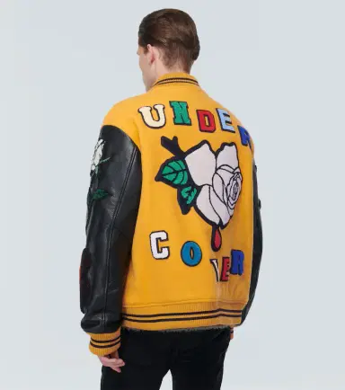 Undercover Appliqué wool-blend varsity jacket | Thumbnail 2 Undercover Appliqué wool-blend varsity jacket | Thumbnail 2