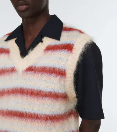 Marni Striped wool-blend sweater vest | Thumbnail 2