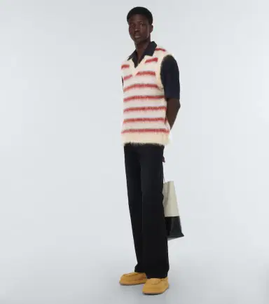 Marni Striped wool-blend sweater vest | Thumbnail 5