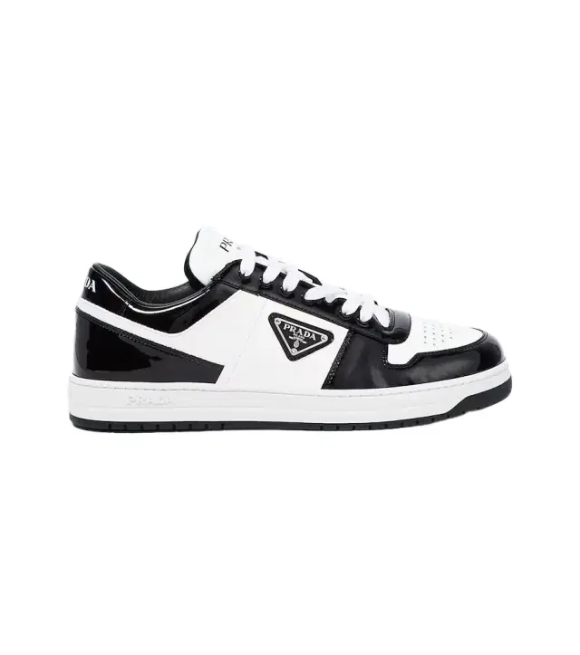 Downtown leather low-top sneakers
