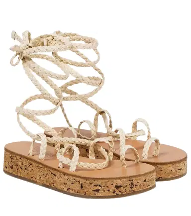 Ancient Greek Sandals Caryatis leather platform sandals | Thumbnail 1 Ancient Greek Sandals Caryatis leather platform sandals | Thumbnail 1