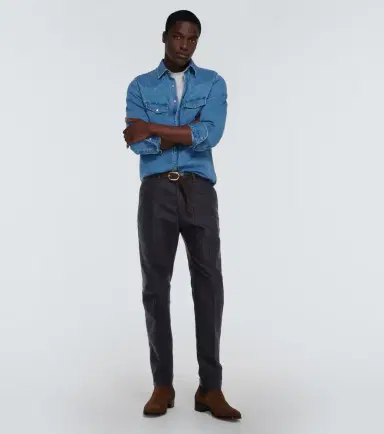 Tom Ford Straight cotton pants | Thumbnail 3 Tom Ford Straight cotton pants | Thumbnail 3