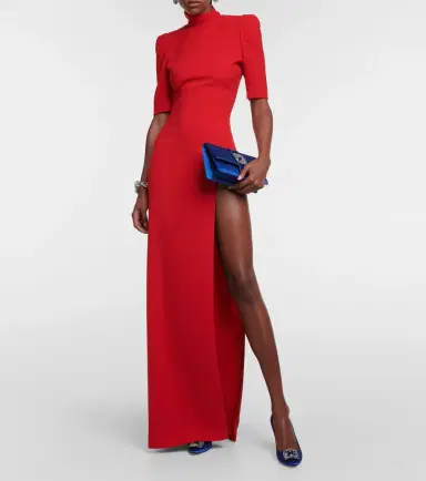 Manolo Blahnik Capri embellished satin clutch | Thumbnail 2