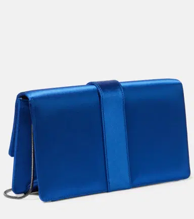Manolo Blahnik Capri embellished satin clutch | Thumbnail 6