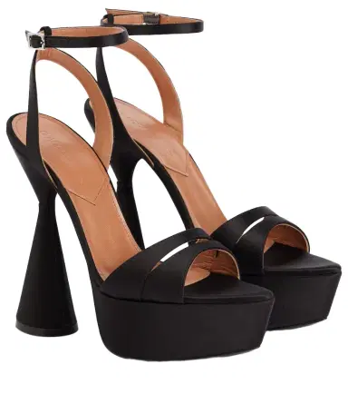 D'Accori Skye satin platform sandals | Thumbnail 1