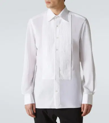 Tom Ford Cotton voile tuxedo shirt | Thumbnail 5 Tom Ford Cotton voile tuxedo shirt | Thumbnail 5