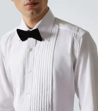 Tom Ford Cotton voile tuxedo shirt | Thumbnail 7 Tom Ford Cotton voile tuxedo shirt | Thumbnail 7