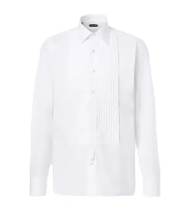 Tom Ford Cotton voile tuxedo shirt | Thumbnail 1 Tom Ford Cotton voile tuxedo shirt | Thumbnail 1
