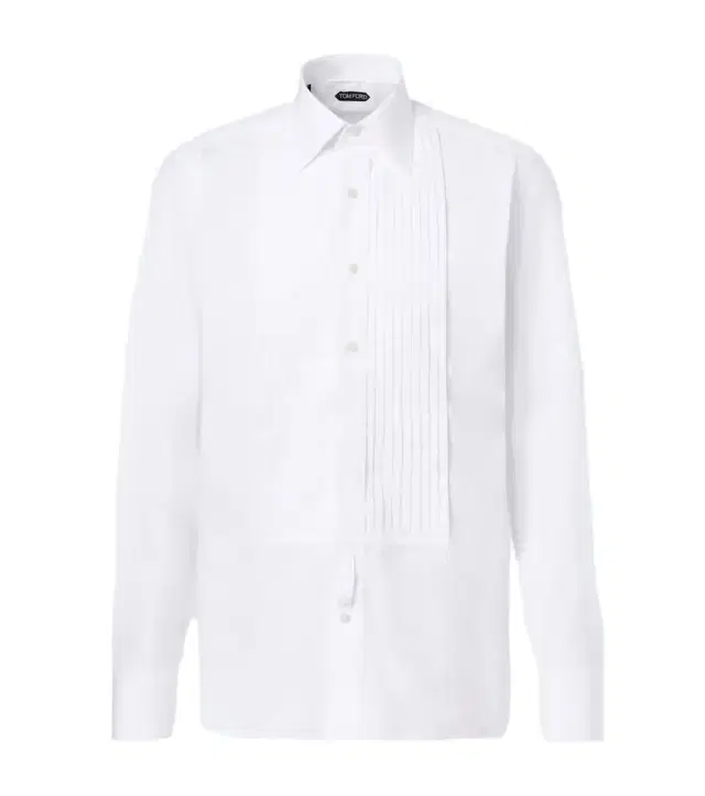 Tom Ford Cotton voile tuxedo shirt