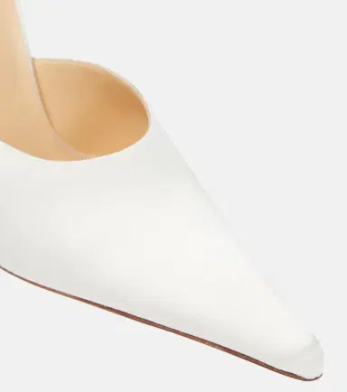 Magda Butrym Flower satin mules | Thumbnail 2