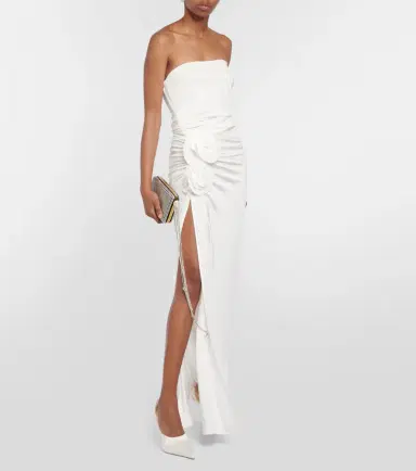 Magda Butrym Flower satin mules | Thumbnail 6