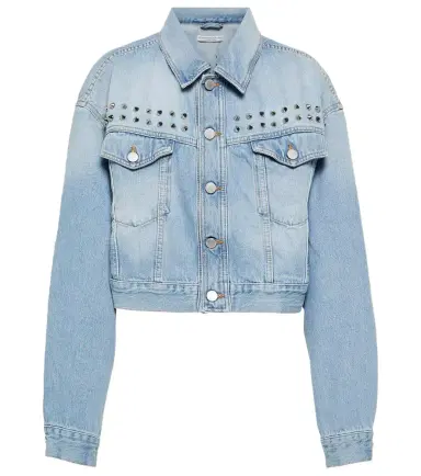 Alessandra Rich Embellished denim jacket | Thumbnail 1