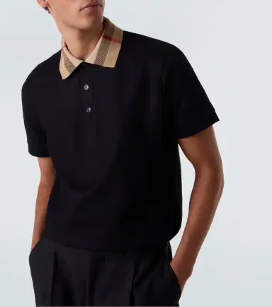Burberry Check cotton piqué polo shirt | Thumbnail 3