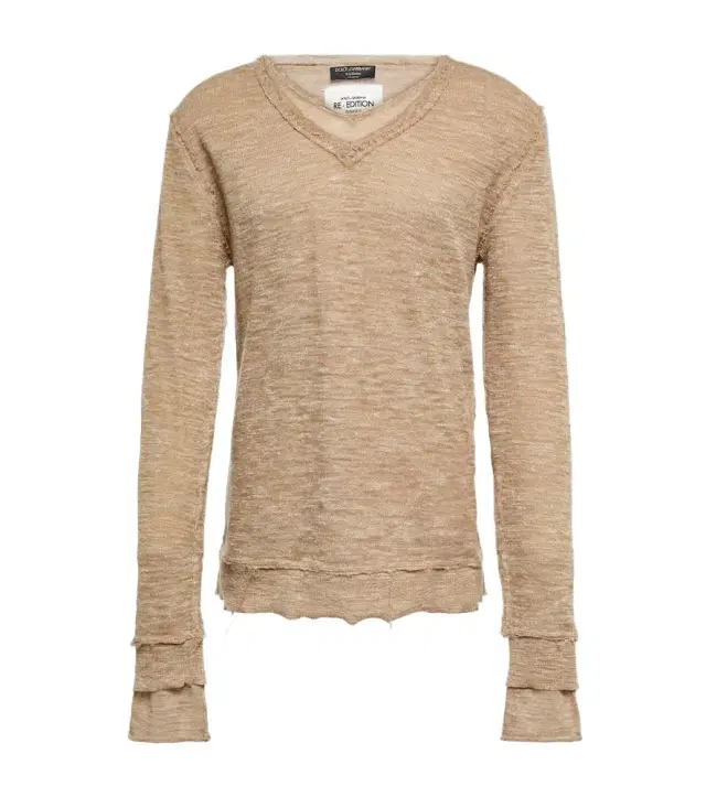 Distressed sweater