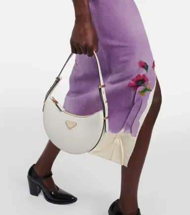 Prada Arqué Small leather shoulder bag | Thumbnail 2