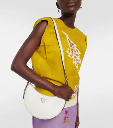 Prada Arqué Small leather shoulder bag | Thumbnail 5