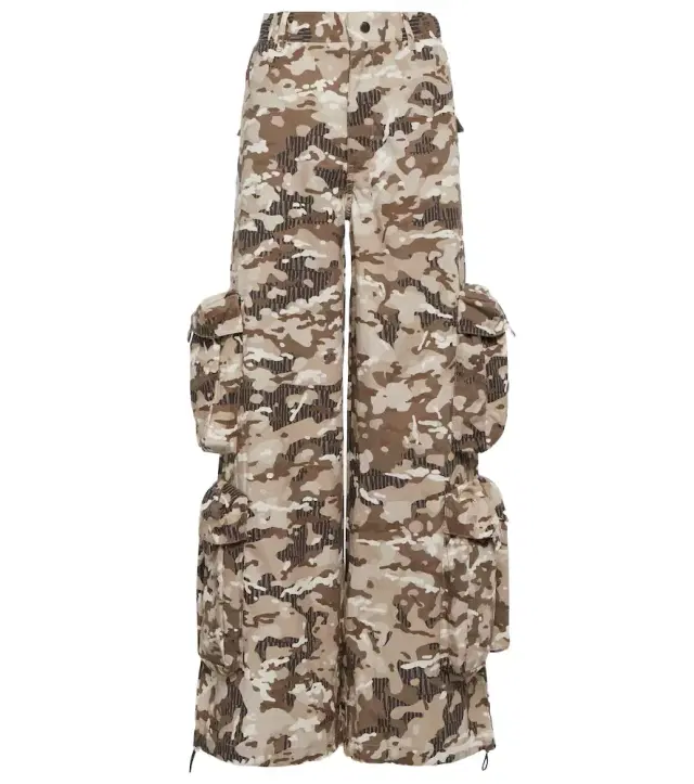 Amiri Camouflage cotton cargo pants