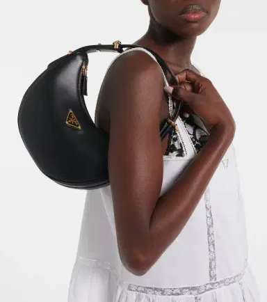 Prada Arqué Small leather shoulder bag | Thumbnail 5