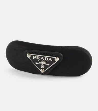 Prada Logo hair clip | Thumbnail 2