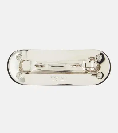 Prada Logo hair clip | Thumbnail 3