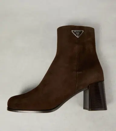Prada Suede ankle boots | Thumbnail 4