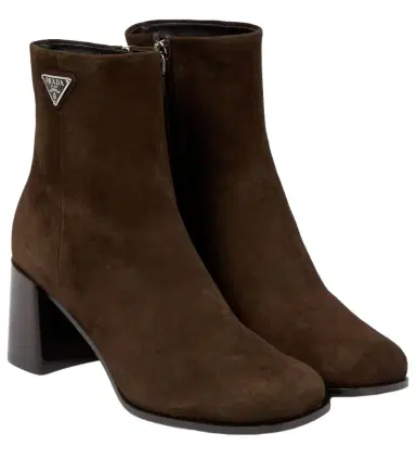 Prada Suede ankle boots | Thumbnail 1