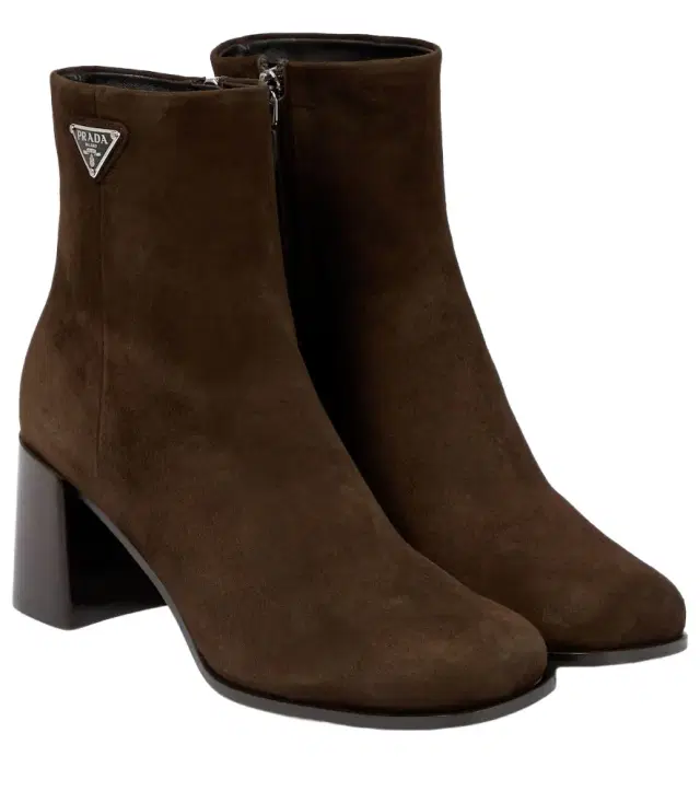 Suede ankle boots