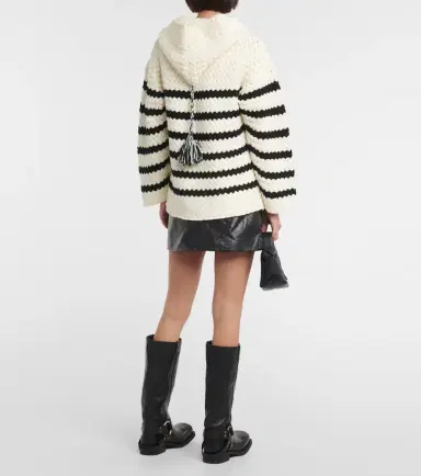 Alanui The Mariner striped wool hoodie | Thumbnail 2