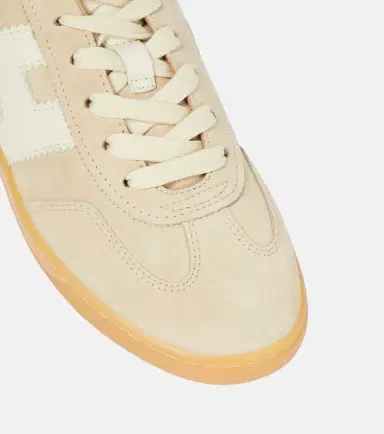 Hogan H647 leather-trimmed suede sneakers | Thumbnail 5