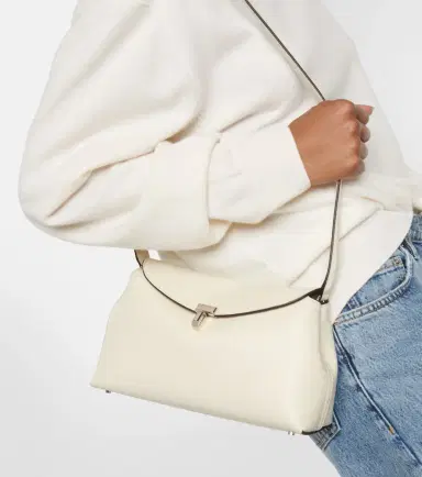 TOTEME T-Lock leather clutch | Thumbnail 5