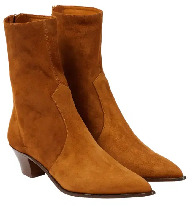 Aquazzura Brunswick suede ankle boots