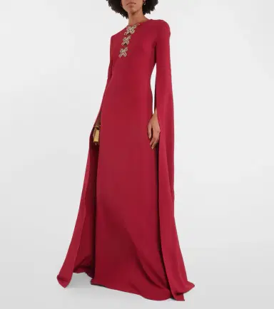 Elie Saab Embellished crêpe gown | Thumbnail 2
