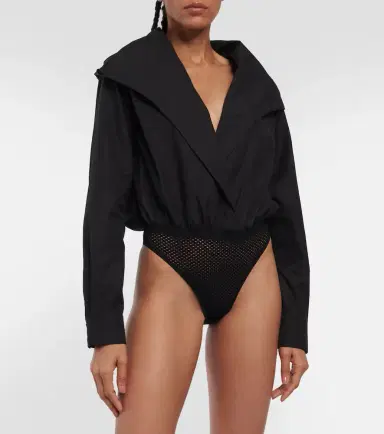 Alaia Alaïa Hooded cotton bodysuit | Thumbnail 2 Alaia Alaïa Hooded cotton bodysuit | Thumbnail 2