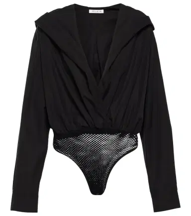 Alaia Alaïa Hooded cotton bodysuit | Thumbnail 1 Alaia Alaïa Hooded cotton bodysuit | Thumbnail 1