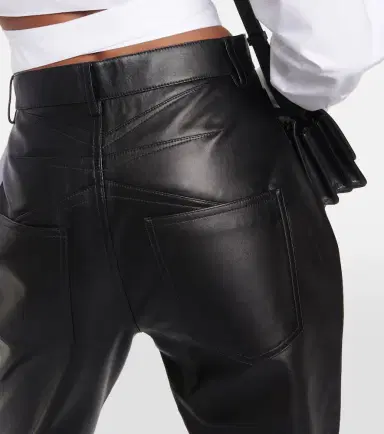 Alaïa Alaïa Flared leather pants | Thumbnail 5