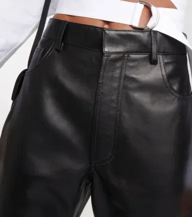 Alaïa Alaïa Flared leather pants | Thumbnail 6